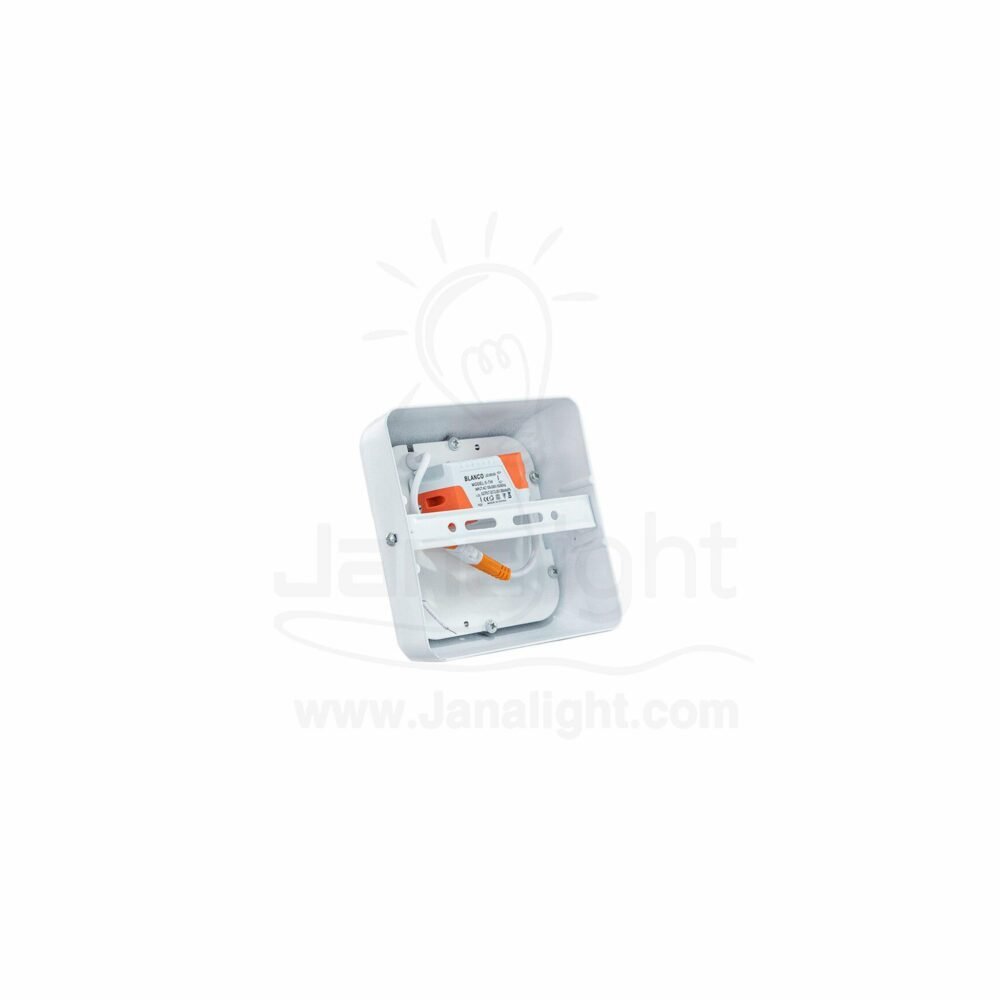 سبوت بانيل لطش 6 وات مربع ابيض panel spotlight 6 watt square white